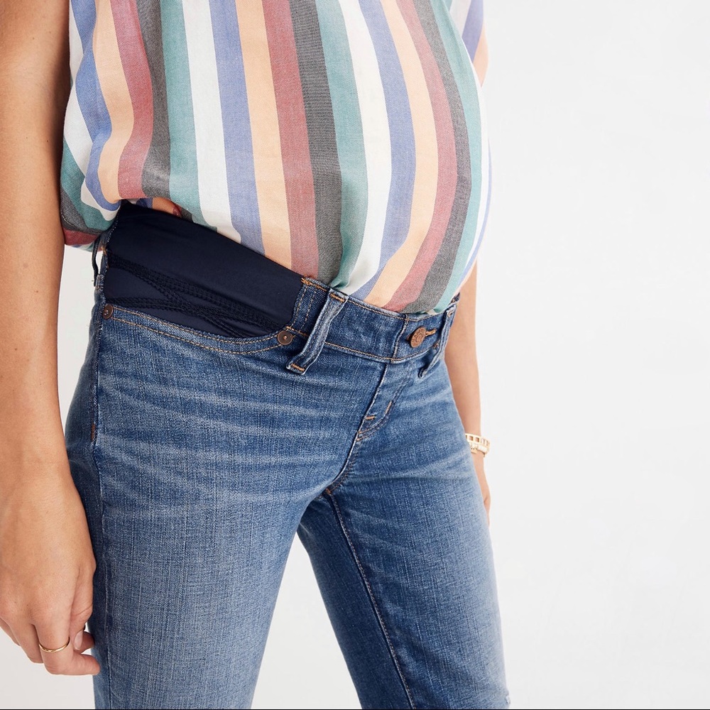 Madewell Side-Panel Skinny Jeans In Everton Wash View 3